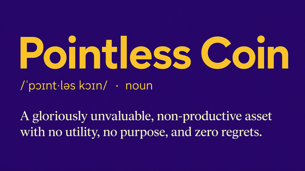 Pointless Coin, defined