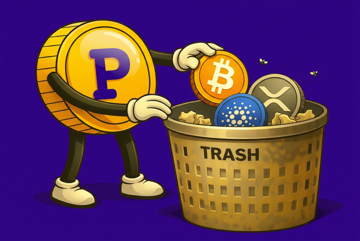 Pointless Coin taking out the trash